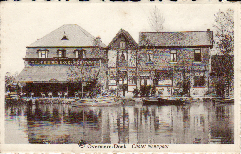 Donkmeer, Overmere, old photo